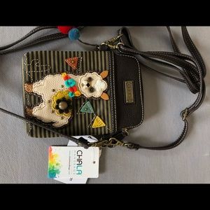 Challa llama crossover bag and clutch